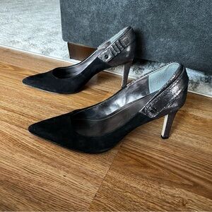 Calvin Klein Black Basia Stiletto Heels Pointed Toe Size 8 M